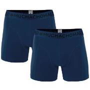 Muchachomalo 2P Solid Boxer UPP1 Marine bomull Large Herre
