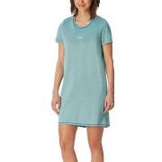 Schiesser Short Sleeve Sleepshirt Lysegrønn bomull 36 Dame