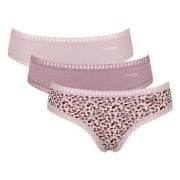 Sloggi Truser 3P GO Crush Hipster Briefs Sand/rosa bomull Medium Dame