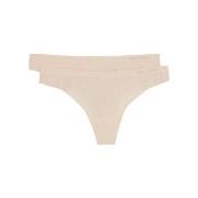 Marc O Polo Elastic String Truser 2P Beige Large Dame