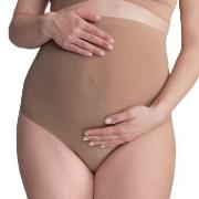 Anita Seamless Maternity Briefs Lysbrun  polyamid X-Large Dame
