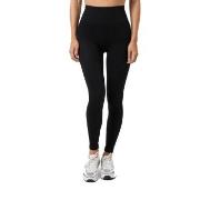 Björn Borg Studio Seamless Ribbed Tights Svart polyamid X-Large Dame