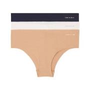 Tommy Hilfiger Truser 3P Logo Hipsters Mixed Small Dame