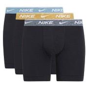 Nike 3P Everyday Essentials Cotton Stretch Boxer Grå/Blå bomull Large ...