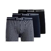 BOSS 6P Bold Design BoxerBr Svart/Blå bomull X-Large Herre