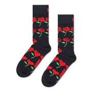 Happy socks Strømper Rose Hearts Sock Svart Str 36/40