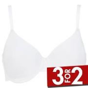 Damella BH Sarah Underwire Bra Hvit polyester D 90 Dame