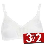 Damella BH Vera Soft Bra Hvit polyester C 80 Dame
