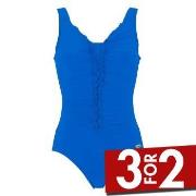 Damella Jennifer Padded Swimsuit Blå 40 Dame