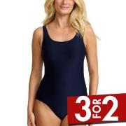 Damella Alice Textured Swimsuit Marine nylon 48 Dame