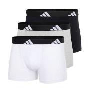 adidas 3P Active Flex Cotton Trunk Hvit/Grå bomull XX-Large Herre