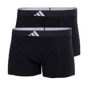 adidas 2P Active Flex Cotton Body Trunk Svart bomull Large Herre