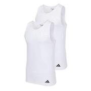 adidas 2P Active Flex Cotton Ergonomic Tank Top Hvit bomull X-Large He...