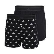 adidas 2P Active Woven Boxer Svart Mønster bomull Small Herre
