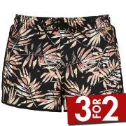 Damella Uma Bikini Shorts Svart mønstret Large Dame