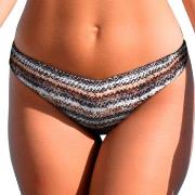 Wiki Puerto Rico Brazilian Bikini Brief Brun mønstret X-Large Dame