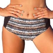 Wiki Puerto Rico Swim Midi Shape Brun mønstret 46 Dame