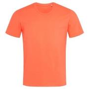 Stedman Clive Relaxed Men Crew Neck Aprikos ringspunnet bomull XX-Larg...