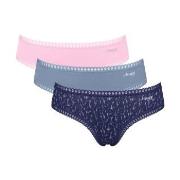 Sloggi Truser 3P GO Crush Hipster Briefs Multi-colour-2 bomull Small D...