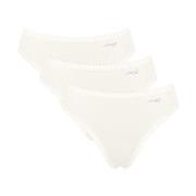 Sloggi Truser 3P GO Crush High Leg Briefs Elfenben bomull XX-Large Dam...