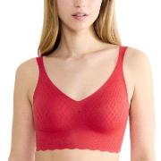 Sloggi BH ZERO Feel Bliss Bralette Rød X-Small Dame