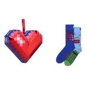 Happy socks Strømper 2P Good Game Gift Set Blå Mønster bomull Str 41/4...