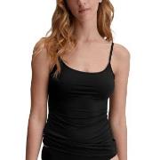 Calida Sleek Skin Spaghetti top Svart Small Dame