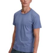 Calida Remix Basic Sleep T-shirt Blå bomull X-Large Herre