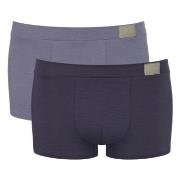 Sloggi 2P Men Go Natural Hipster Grå/Blå bomull Large Herre