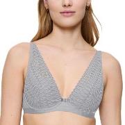 Triumph BH Aura Spotlight Plunge Bra Lysgrå E 70 Dame