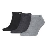 Calvin Klein Strømper 3P Sneaker Socks For Men Grå Str 43/46 Herre