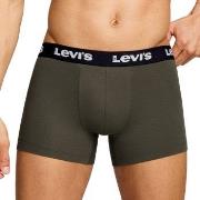 Levis 2P Repeat Logo Boxer Brief Khaki bomull Small Herre