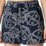 Schiesser Mix and Relax Women Shorts Mørkblå bomull XX-Large Dame