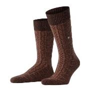 Burlington Strømper Twist of Tweed Men Boot sock Brun Str 40/46 Herre