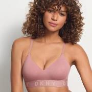 DKNY BH Cozy Boyfriend Wirefree Push-Up Bra Rød Small Dame