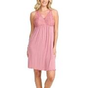 Damella Louise Nightdress Without Sleeves Rosa viskose X-Large Dame