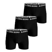 Björn Borg 3P Bamboo Cotton Blend Boxers Svart Small Herre