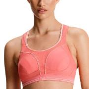 Shock Absorber BH Ultimate Run Bra Rosa/Hvit polyamid H 75 Dame