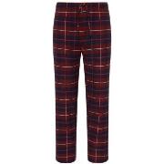 Jockey Pants Flannel Marine/Rød bomull Large Herre