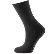 Trofe Cotton Antislip Sock Strømper 2P Svart Str 43/46 Dame