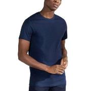 Bread and Boxer Cotton Crew Neck Blå økologisk bomull X-Small Herre