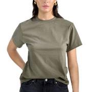 Bread and Boxers T-Shirt Classic Khaki økologisk bomull X-Small Dame