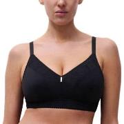 Chantelle BH EasyFeel Wirefree Support Bra Svart nylon C 80 Dame