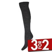Decoy Strømper Doubleface Knee-high Socks Grå Str 40/42 Dame