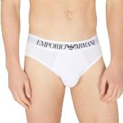 Armani Logo Brief Svart bomull Small Herre