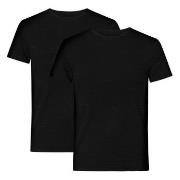 Resteröds 2P Organic Cotton Crew Neck Svart økologisk bomull Large Her...