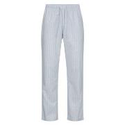 Resteröds Sandman Pyjama Pants Lysblå Stripet bomull Small Herre
