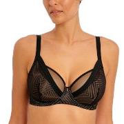 Freya BH Tailored UW High Apex Plunge Bra Svart D 75 Dame