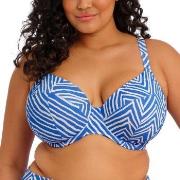 Elomi Fiji Falls Plunge Bikini Top Hvit/Blå I 80 Dame