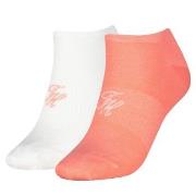 Tommy Hilfiger Strømper 2P Cotton Blend Logo Sneaker Socks Korall/Hvit...